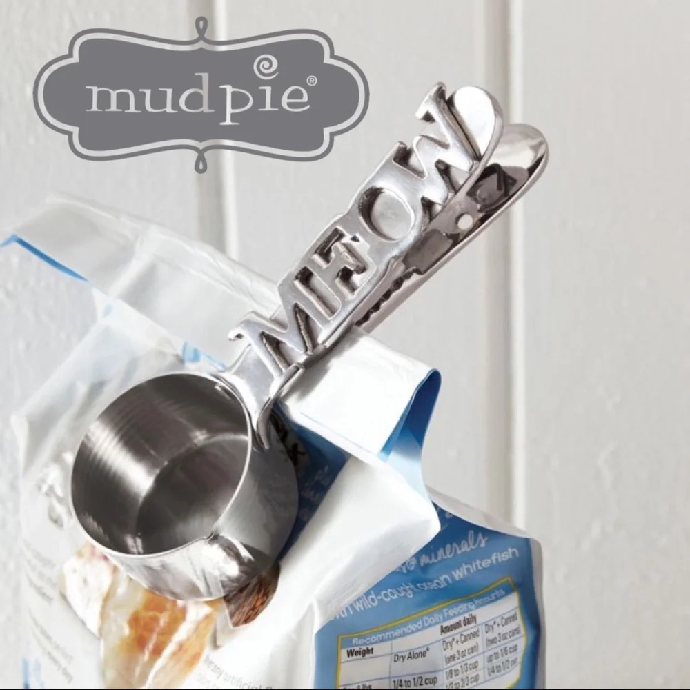 Mud pie Meow Scoop & Bag Clip
